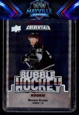 2022-23 Upper Deck Credentials Bubble Hockey Rookies Brandt Clarke #BHR-BC card