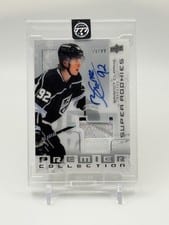 2022-23 Upper Deck Premier 2003-04 Rookie Autograph Patch Brandt Clarke #SRR-BC card