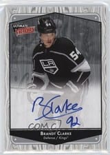 Brandt Clarke 2022-23 Upper Deck Ultimate Collection 1999-00 Ultimate Victory Retro Autographs card
