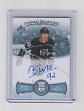 2022-23 Upper Deck Ultimate Collection Ultimate Signatures Rookies Brandt Clarke #USR-BC card
