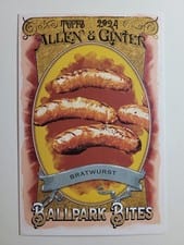 2024 Topps Allen & Ginter Ballpark Bites Boxloader Bratwurst #BPBB-27 card