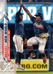 2020 Topps Base Set Braves New World #538 card