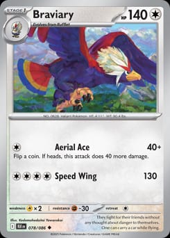 Black Bolt Braviary #78 card