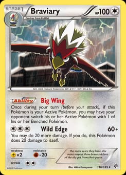 2013 Plasma Storm Braviary #116 card