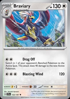 Surging Sparks Braviary #153 card