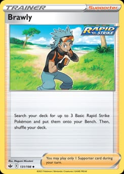 Chilling Reign Brawly #131 card