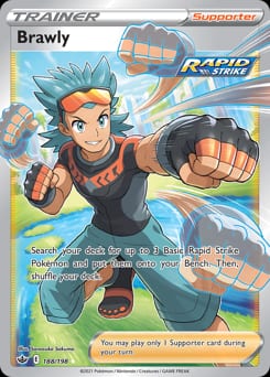 Chilling Reign Brawly #188 card