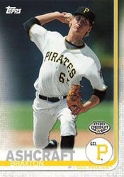 2019 Topps Pro Debut Base Set Braxton Ashcraft #190 card