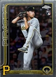 2025 Topps Chrome Update Base Set Braxton Ashcraft #USC142 card