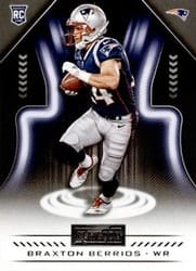 2018 Panini Playbook Base Set Braxton Berrios #102 card