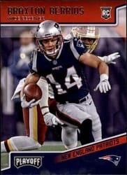 2018 Panini Playoff Base Set Braxton Berrios #287 card