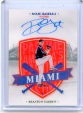2021 Panini Chronicles America's Pastime Autographs Braxton Garrett #AP-BG