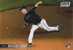 2021 Stadium Club Chrome Base Set Braxton Garrett #14 card