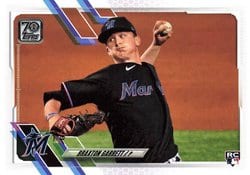 2021 Topps Base Set Braxton Garrett #433 card