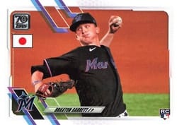 2021 Topps Japan Edition Base Set Braxton Garrett #108 card