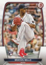 2023 Bowman Base Set Brayan Bello #72 card