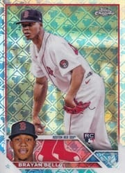 2023 Topps Chrome Logofractor Edition Base Set Brayan Bello #57 card