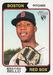 2023 Topps Heritage Base Set Brayan Bello #89 card