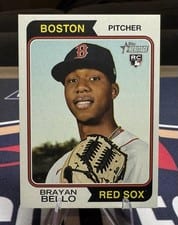 2023 Topps Heritage Mini Brayan Bello #89 card