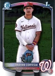 2025 Bowman Chrome Prospects Brayan Cortesia #BCP-211 card