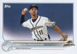 2022 Topps Pro Debut Base Set Brayan Rocchio #PD-22 card