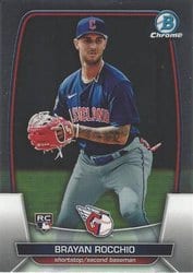 2023 Bowman Chrome Base Set Brayan Rocchio #26 card