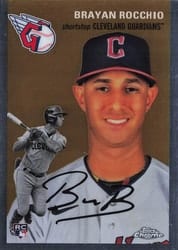 2023 Topps Chrome Platinum Anniversary Base Set Brayan Rocchio #52 card