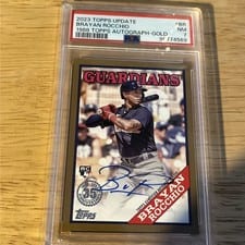 2023 Topps Update 1988 Topps Baseball Autographs Brayan Rocchio #88BA-BR card