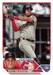 2023 Topps Update Base Set Brayan Rocchio #US214 card