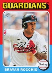 2024 Topps Heritage Base Set Brayan Rocchio #70 card