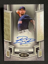 2024 Topps Tier One Break Out Autographs Brayan Rocchio #BOA-BRO card