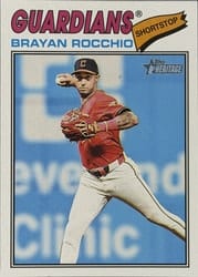 2026 Topps Heritage Base Set Brayan Rocchio #368 card