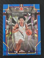 2025 Topps Chrome McDonald's All American Prospect Paths Brayden Burries #PP-8 card