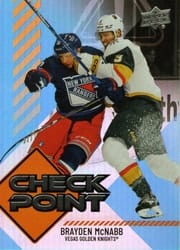 2024-25 Upper Deck Checkpoint Brayden McNabb #CP-21 card