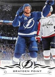 2018-19 Upper Deck Base Set Brayden Point #163 card