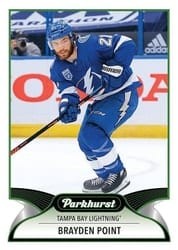 2021-22 Parkhurst Base Set Brayden Point #124 card