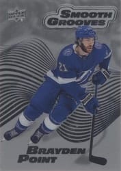 2022-23 Upper Deck Smooth Grooves Brayden Point #SG37 card