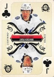 2024-25 O-Pee-Chee Playing Cards Brayden Point #J♣ card