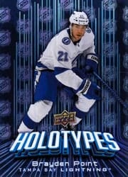 2024-25 Upper Deck Holotypes Brayden Point #HT-9 card