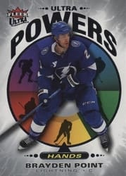 2025-26 Fleer Ultra Ultra Powers Brayden Point #UP 21 of 25 card
