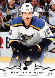2018-19 Upper Deck Base Set Brayden Schenn #157 card