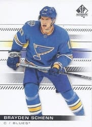 2019-20 SP Authentic Base Set Brayden Schenn #25 card