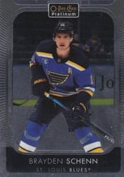 2021-22 O-Pee-Chee Platinum Base Set Brayden Schenn #135 card