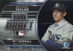 2023 Bowman Draft Draft Night Brayden Taylor #BDN-5 card