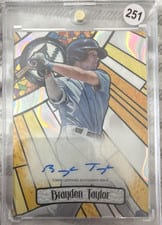 2023 Bowman Draft Glass Autographs Brayden Taylor #BGA-BT card