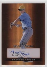 2024 Leaf Electrum Baseball Base Autograph Brayden Taylor #BA-BT1 card