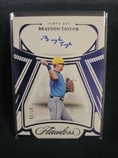 2024 Panini Flawless Draft Signatures Brayden Taylor #DS-BT card