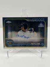 2024 Topps Pro Debut Chrome Autographs Brayden Taylor #PDC-85 card