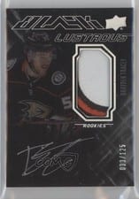2022-23 SPx UD Black Lustrous Rookie Patch Autograph Brayden Tracey #LRAP-BT card