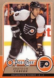 2008-09 O-Pee-Chee Base Set Braydon Coburn #24 card